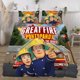 thumbnail image 4 of Fireman Sam Soft 3D Printed Duvet Cover Bedding Set with Comforter Cover 3 Piece Set, 4 of 5