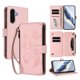 thumbnail image 1 of Funda Cartera Mariposa para [Samsung Galaxy A26] con Soporte y Cremallera Rosa, 1 of 6