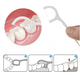 thumbnail image 3 of Palillo Hilo Dental Flosser - Limpieza Interdental - 50 Pcs, 3 of 4