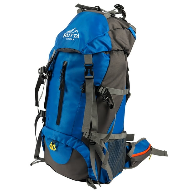 Mochila Camping 50L Azul Lider