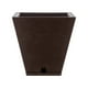 thumbnail image 2 of Macetero Marron Zurique 34cm Alto Con Plato, 2 of 3