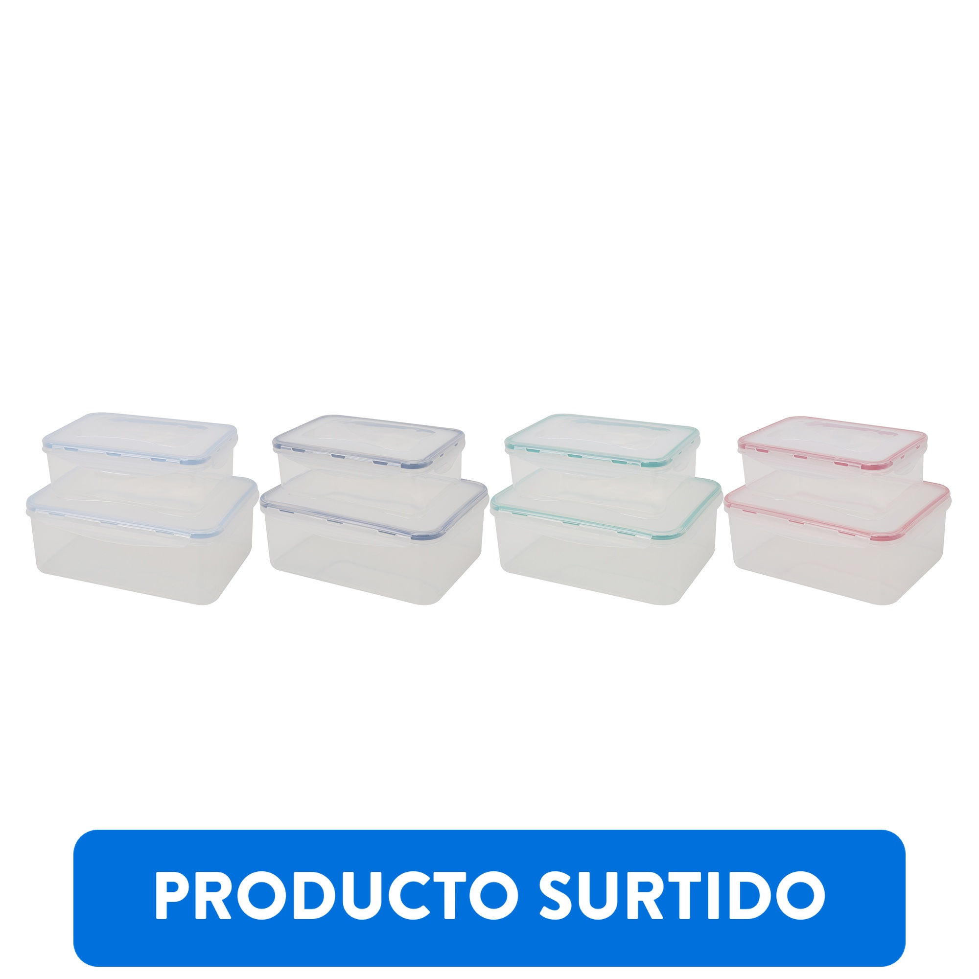 Haus - Contenedor Rectangular Set 2, Producto Surtido