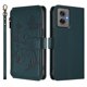 thumbnail image 2 of Funda Cartera Mariposa para [Motorola Moto G55 5G] con Soporte y Cremallera Verde oscuro, 2 of 6