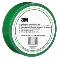 Cinta Enmascarar Masking Tape Verde Resist. Uv 36Mmx55M 3M