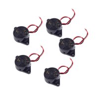 Magideal - 5 Piezas De Alarma De Tono De Zumbador Electrónico Piezo Sfm-27 Proyecto De Sirena De Seguridad Dc3-24V Alarma De Sirena Para Vehículos De Motocicleta