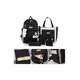 thumbnail image 4 of Conjunto de Mochilas de 5 Piezas Negra, 4 of 5