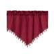 thumbnail image 4 of Cenefa Triangular Para Tratamiento De Ventanas, Cortina Para Cocina, Cafetería, Sótano, Color Rojo, 4 of 5