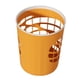 thumbnail image 4 of Bote de Basura Interior, Cesta de Papel para baño, Bote de Basura Redondo Resistente, Bote de Basura, para baño, Dormitorio, Cocina, Inodoro, lavadero naranja, 4 of 5