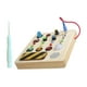 thumbnail image 1 of Tablero Sensorial De Madera LED Con Botones Avión De Juguete Para Niños Pequeños Niños Niños Niñas, 1 of 5