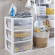 thumbnail image 2 of Organizador Plastico Multiuso 3 Cajones Blanco, 2 of 2