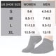 thumbnail image 2 of Calcetines para correr CelerSport para hombre, paquete de 6, color negro y gris, 2 of 6