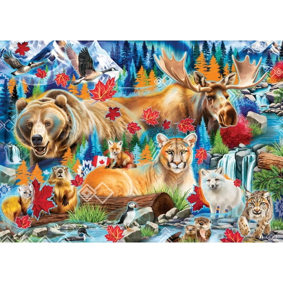 Rompecabezas Ravensburger Wild Canada 1000 piezas