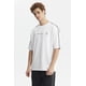 thumbnail image 2 of Polera Hombre Oversize Doble Línea Blanco, 2 of 4