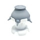 thumbnail image 3 of Cuenco De Leche Para Mascotas, Animales Pequeños, Boquillas Múltiples, Dispositivo De Alimentación De Leche Para Mascotas De Silicona, Base Hueca Gris, 3 of 5