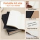 thumbnail image 4 of Cuadernos PUREZON A5 paquete de 50 con cubierta negra y marrón, 4 of 7