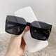 thumbnail image 4 of Stylish Semi-Rimless Fashion Sunglasses for Women & Men - UV400 Protection for Beach, Driving & More!, 4 of 5