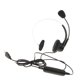 thumbnail image 1 of Centro De Llamadas Auriculares Monoaurales Con Enchufe USB Y Micrófono Para Computadora, 1 of 5