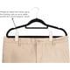 thumbnail image 2 of Paquete de 20 pinzas de terciopelo para perchas de pantalones color marfil, pinzas resistentes con dedos flocados, perfectas para usar con perchas de terciopelo de línea delgada., 2 of 5