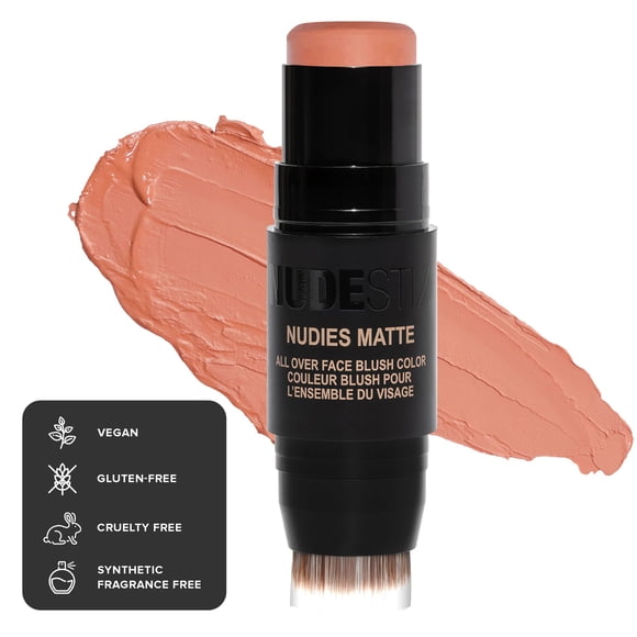 Colorete en crema NUDESTIX Nudies Matte 3 en 1 para todo el rostro