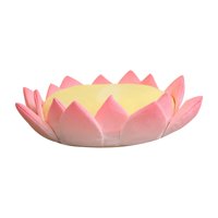 Magideal - Cojín De Meditación Suave De Loto Para Niñas, Almohada Cómoda Para Sentarse Para Leer, Decoración De Habitación Redonda, Almohada Bonita Para Suelo Pa 20 Centímetros