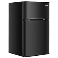 Refrigerador Costway Compact 3.2 Pies Cúbicos Negro