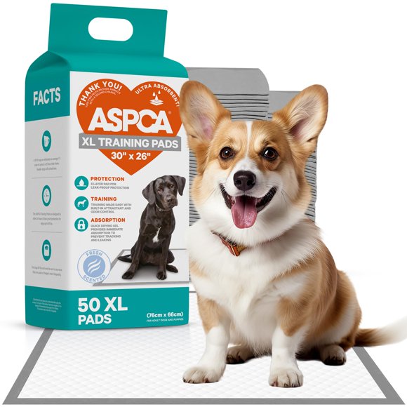 Almohadillas de Entrenamiento ASPCA XL 66 cm × 76 cm, 50 unidades, aroma fresco