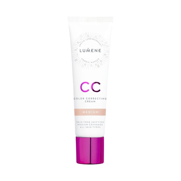 Corrector de color CC Cream Lumene, ligero, de cobertura media
