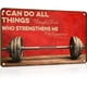 thumbnail image 1 of Letrero estaño metal gimnasio no dejas entrenar envejeces vintage arte pared hogar boxeo club 30x40cm, 1 of 6