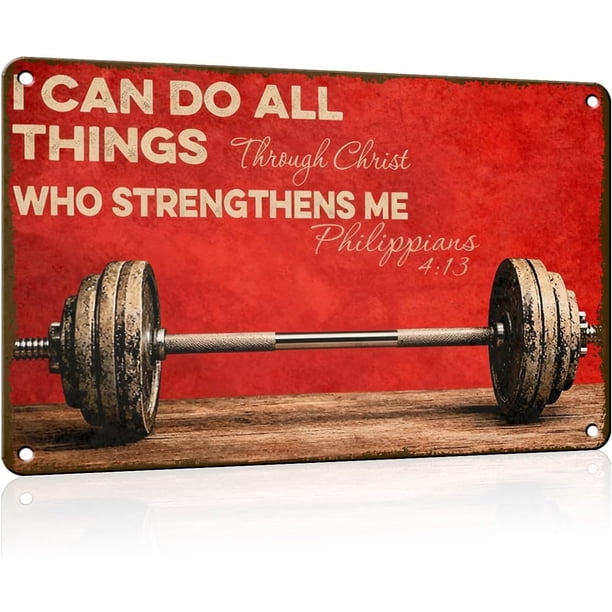 Letrero estaño metal gimnasio no dejas entrenar envejeces vintage arte pared hogar boxeo club 30x40cm