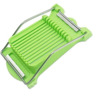 Veat00L - Cortador De Carne Y Huevo De Acero Inoxidable, 10 Cables, Multifunción, Cortador De Plátano, Cortador De Queso, Cortador De Fresa, Para Utensilios De Cocina, Rebanada De Frutas