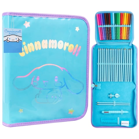 Estuche Para Lápices Hello Kitty Sanrio Kids Con Lápices Y Rotuladores De Colores