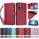 thumbnail image 4 of Funda Cartera Trébol para Motorola Moto G Power 2025 con Ranuras Tarjetas y Carga Inalámbrica Rojo, 4 of 6