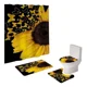 thumbnail image 1 of Kit De Accesorios De Baño Casadeliacl Modelo Girasol Amarillo, 1 of 3