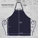 thumbnail image 2 of Delantal Green Lifestyle Professional Chef, paquete de 120 unidades, azul marino, 2 of 6