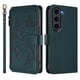 thumbnail image 2 of Funda Cartera Mariposa para [Samsung Galaxy S23 Plus] con Soporte y Cremallera Verde oscuro, 2 of 6