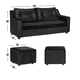 thumbnail image 1 of Sofa Aries 2puff Negr0, 1 of 3