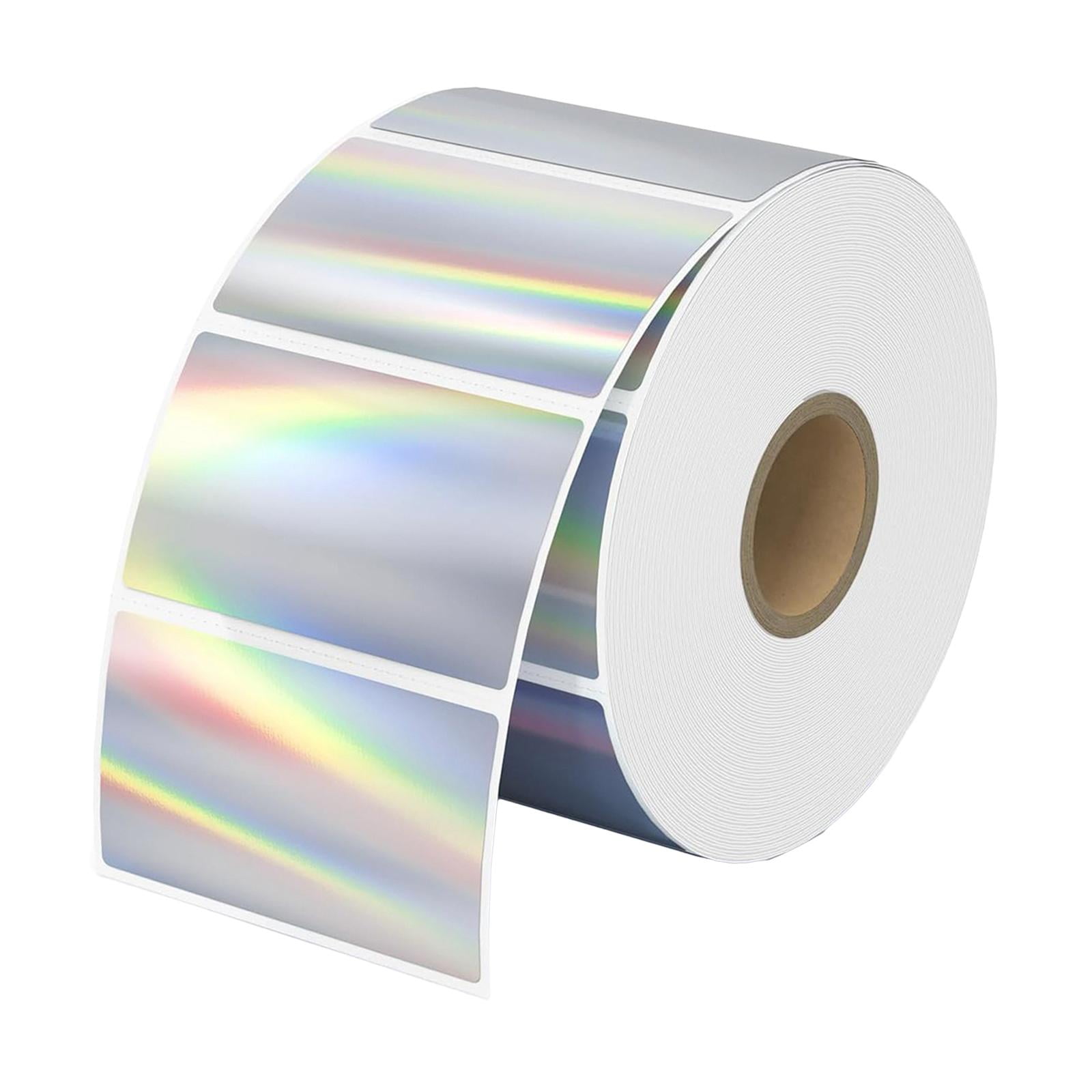 Magideal - Rollo De Etiquetas Adhesivas Térmicas, Pegatinas Diy, Envoltura De Impresora, Sello De Etiquetas, Etiquetas Para Tarjetas, Manualidades, Decoraciones , 500 Pegatinas Cuad 500 Pegatinas Cuadradas