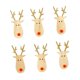 thumbnail image 3 of 6 Piezas De árbol De Navidad Colgante De Madera Con Clips Para Decoración De Fiesta En El Hogar Reno Dorado, 3 of 3