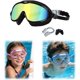 thumbnail image 1 of Gafas natación niños HD montura grande verano visión amplia antivaho clases natación, 1 of 5