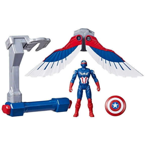 Figura de Acción Marvel Epic Hero Series Captain America: Brave New World Vuelo Controlado