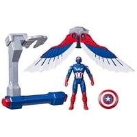 Figura De Acción Marvel Epic Hero Series Captain America: Brave New World Vuelo Controlado