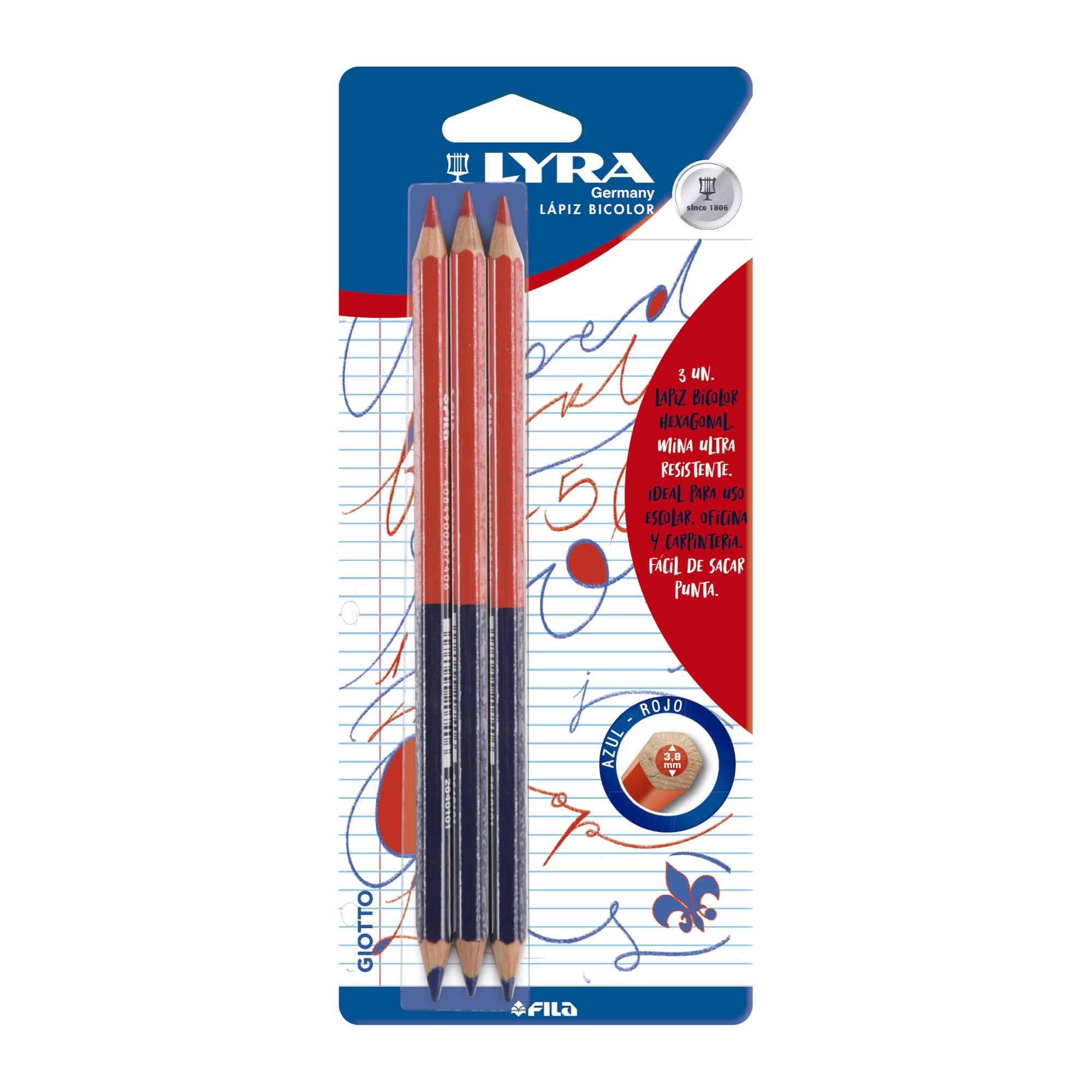 Lápiz Bicolor 3 Un Lyra