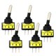 thumbnail image 5 of 5 unids 12 v 20a led luz spst con./desc. 3pins interruptor basculante rojo, 5 of 5