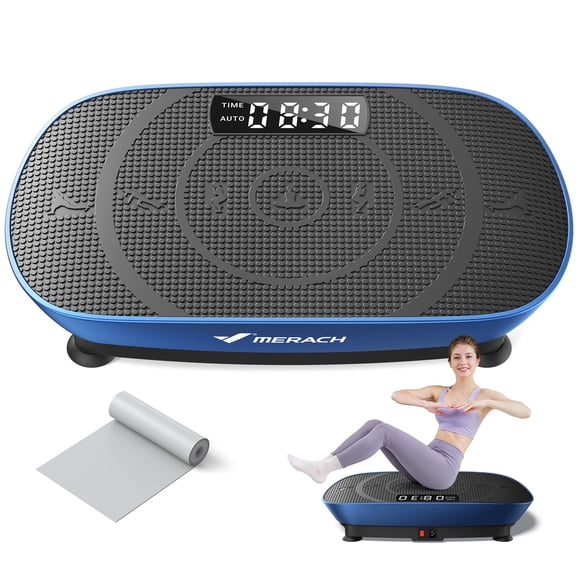 Máquina de ejercicios con placa vibratoria MERACH CV30 Pro Blue