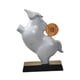 thumbnail image 2 of Estatua De Caballo De Pie, Obra De Arte, Decoración Feng Shui Para Escritorio, Repisa Interior, Gris, 2 of 3