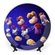 thumbnail image 1 of Rayman Plato decorativo de porcelana fina (bone china), plato decorativo de cerámica para hogar, oficina, soporte de pared, platos decorativos para dormitorio - 6 pulgadas (15 cm), 1 of 6