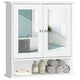 thumbnail image 1 of Mueble de baño montado en la pared COSTWAY con 2 puertas con espejo, 1 of 3