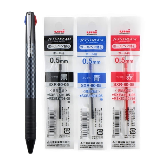 Bolígrafo Mitsubishi Pencil Uni Jetstream 0,5 mm 3 colores