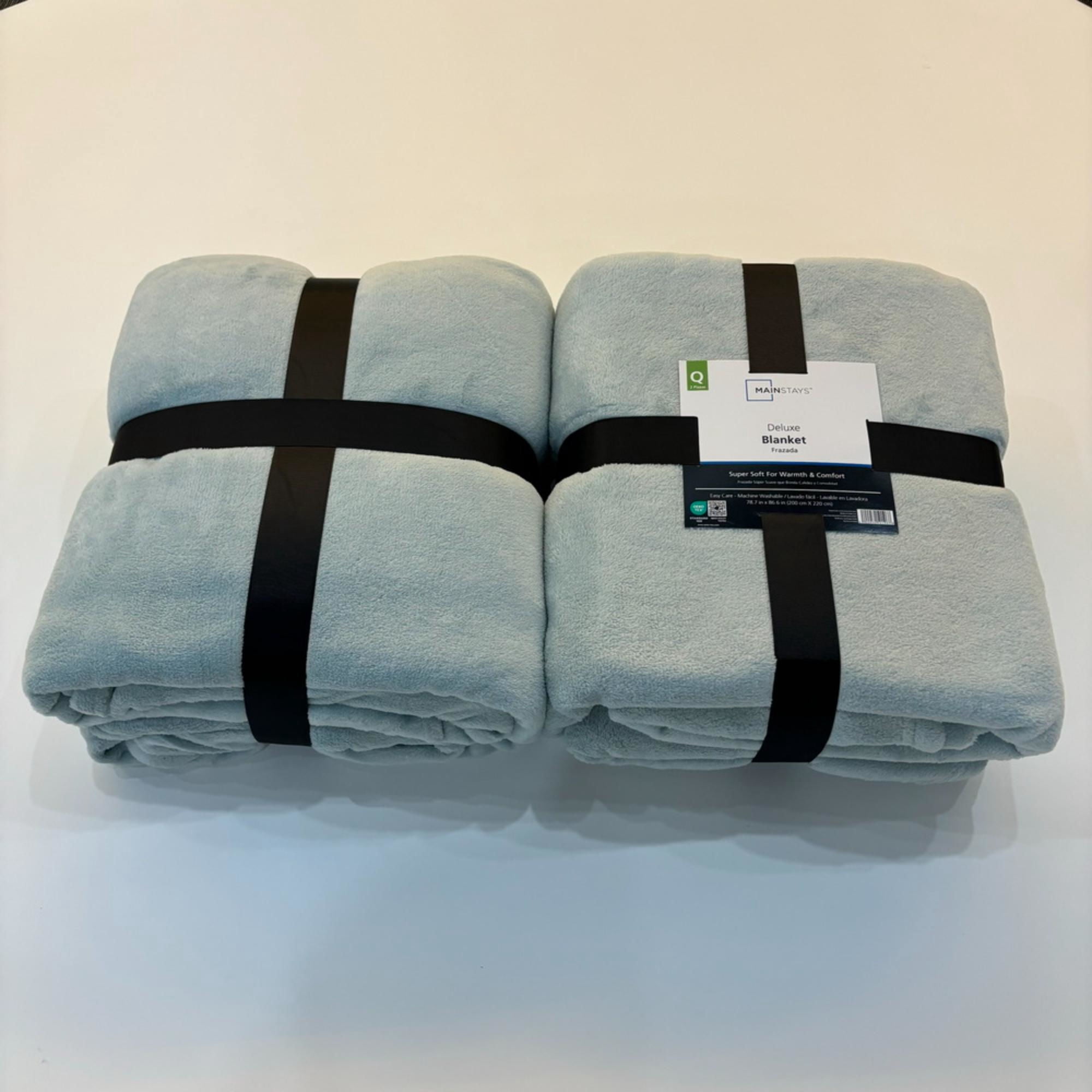 Frazada Flannel delux 2 Plaza Verde
