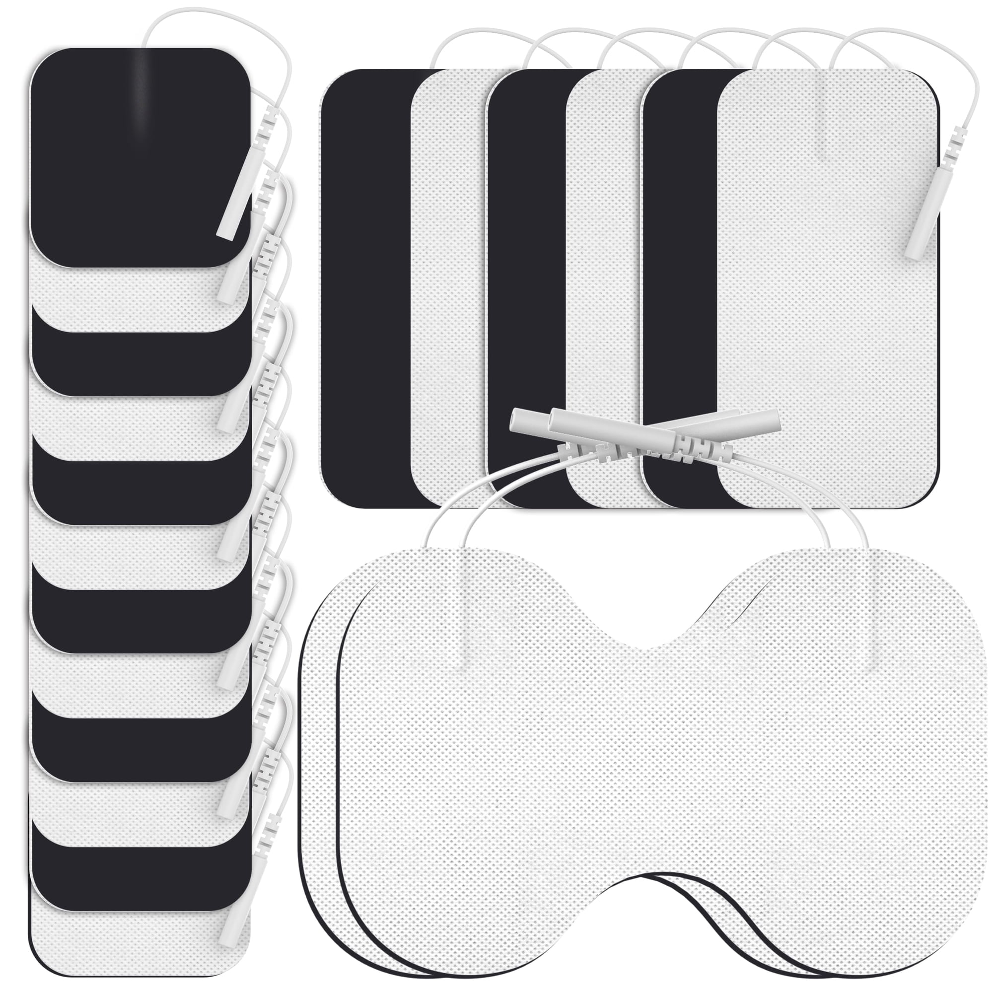 Almohadillas De Electrodos Domas Tens Unit (xl) De 10 X 15 Cm Para Dolor De Espalda